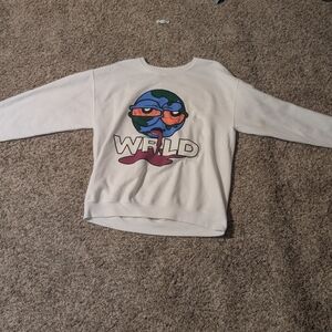 Rare Men's White vintage Juice WRLD 999 Sick WorMen's Graphic Sweatshirt - White